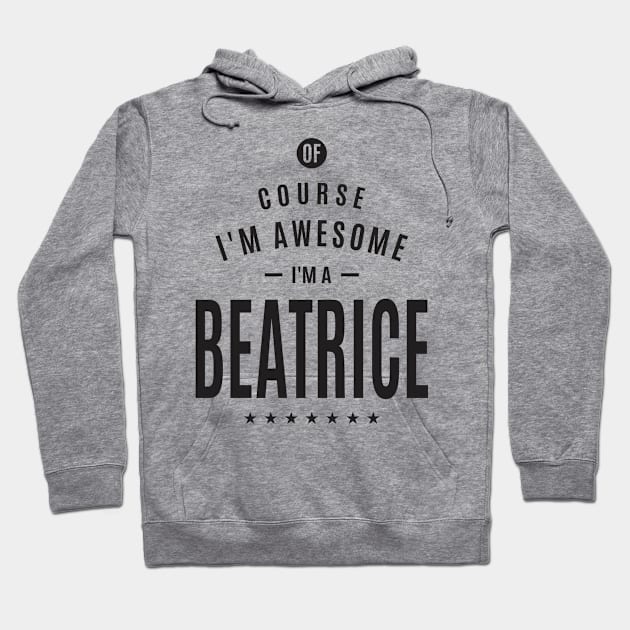 Beatrice Personalized Name Hoodie by cidolopez